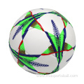 Leather Custom logo printed cheap soccer ball